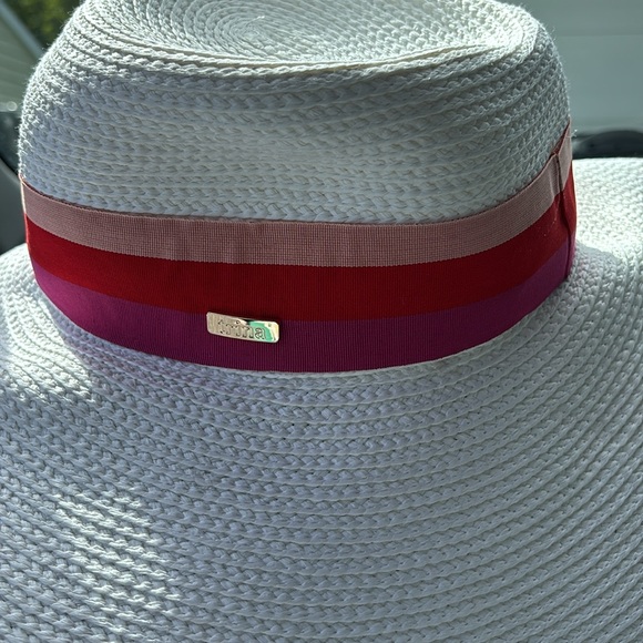 Oversized Straw Trina Turk Hat, Brand New main image 6